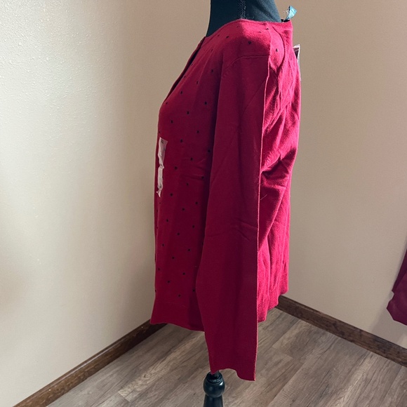 KAREN SCOTT Jersey Cardigan NWT (Size XLarge) - Picture 5 of 11